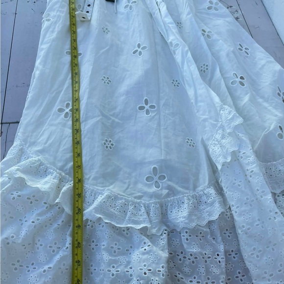 Lacemade Chic White Eyelet Midi Dress - Picture 13 of 14